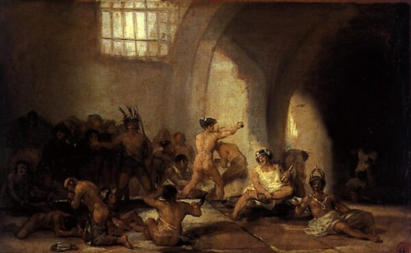 La casa de locos – Francisco de Goya mx.artemisreproduction.com