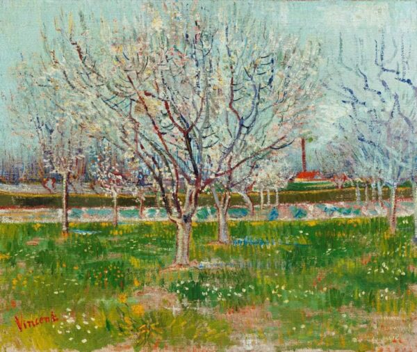 Jardín frutal en flor – Van Gogh Vincent Van Gogh mx.artemisreproduction.com