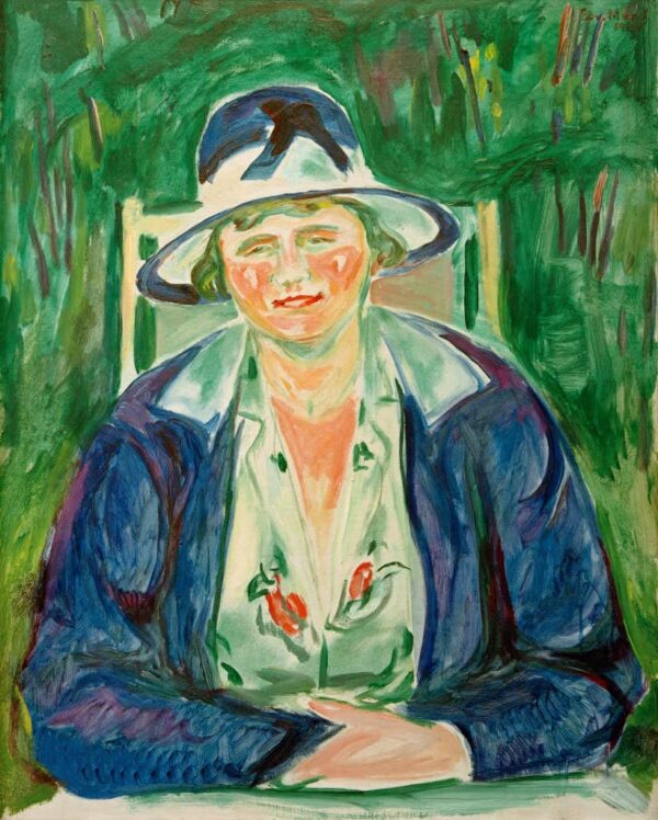 Retrato de Mme Hoffmann – Edvard Munch Edvard Munch mx.artemisreproduction.com