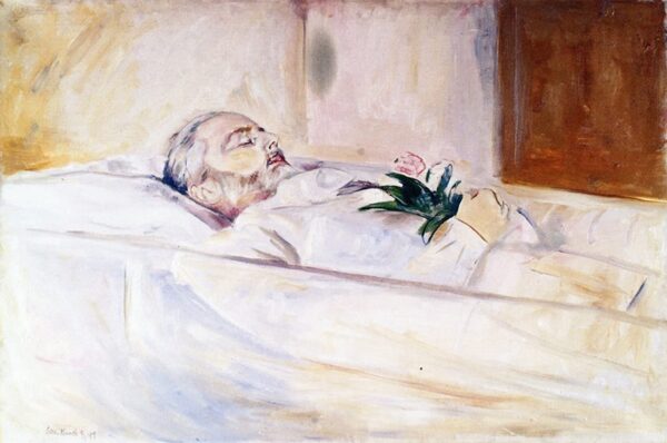 John Hazeland en su lecho de muerte – Edvard Munch Edvard Munch mx.artemisreproduction.com