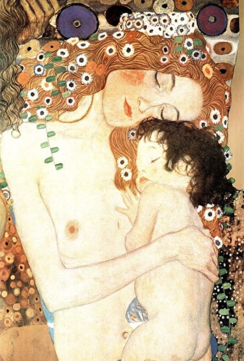 Madre e hijo – Gustav Klimt Cuadros Populares mx.artemisreproduction.com