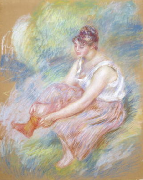 Después del baño, hacia 1890 – Pierre-Auguste Renoir Pierre-Auguste Renoir mx.artemisreproduction.com