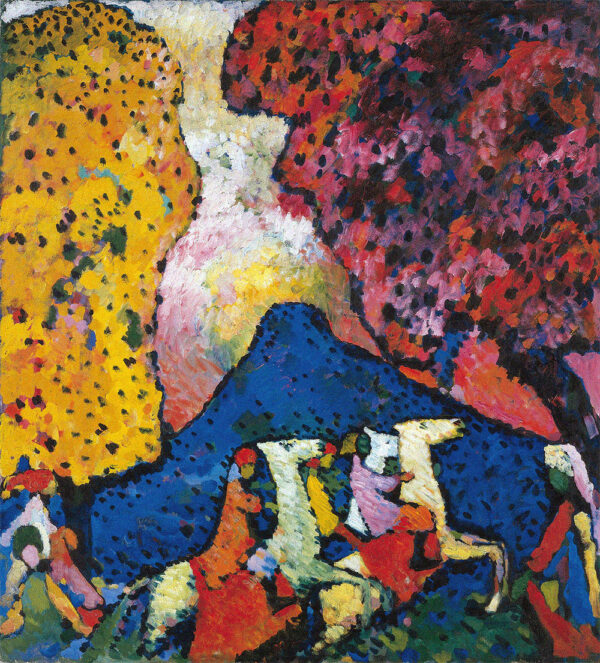 La montaña azul – Vassily Kandinsky Vasili Kandinski mx.artemisreproduction.com