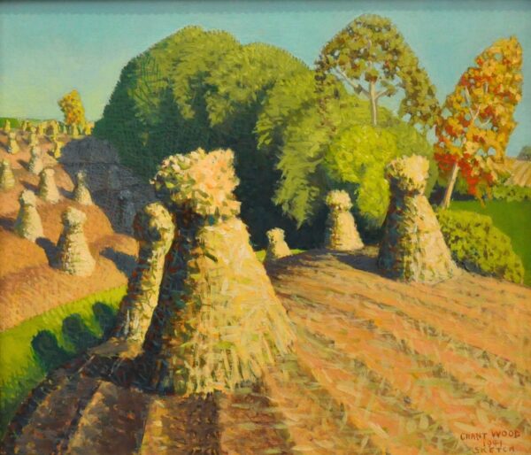 Campo de maíz Iowa – Grant Wood Grant Wood mx.artemisreproduction.com