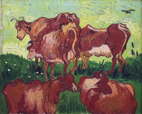 Vacas – Van Gogh Vincent Van Gogh mx.artemisreproduction.com