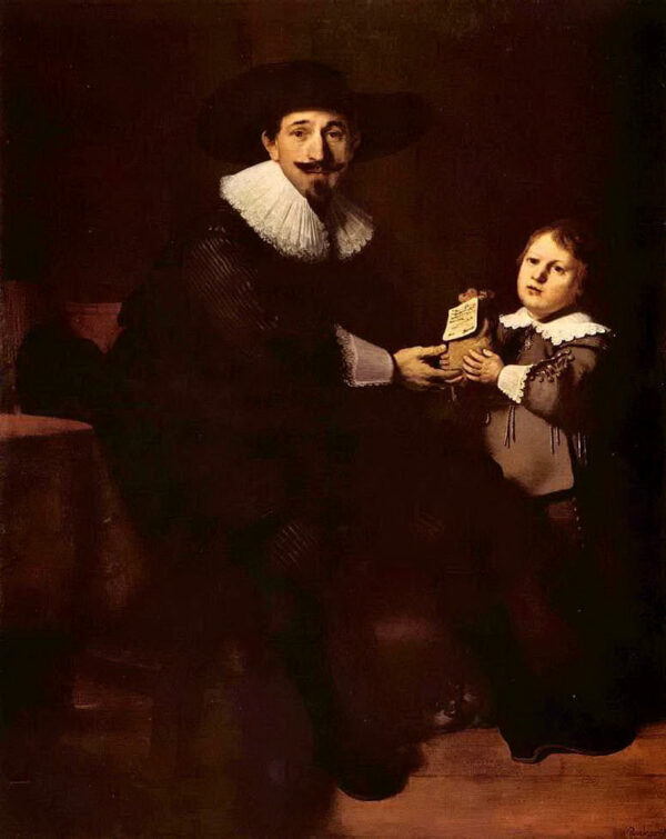 Jean Pellicorne y su hijo Caspar – Rembrandt van Rijn Rembrandt van Rijn mx.artemisreproduction.com