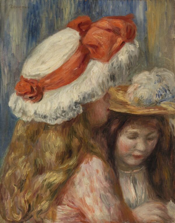 Chicas jóvenes con sombreros – Pierre-Auguste Renoir Pierre-Auguste Renoir mx.artemisreproduction.com