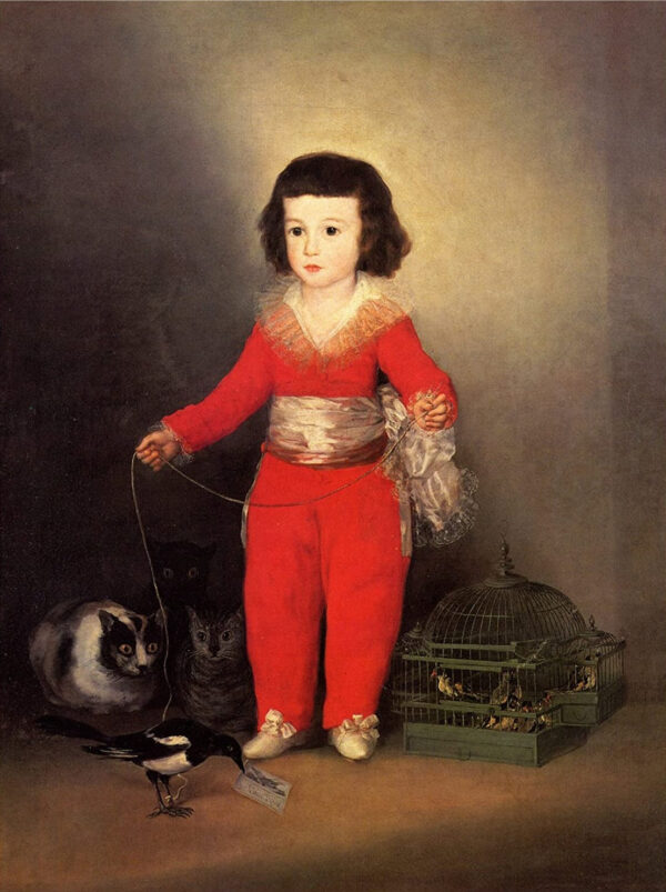 Don Manuel Osorio de Zúñiga, niño – Francisco de Goya Francisco de Goya mx.artemisreproduction.com