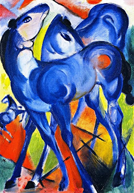 Los potros azules – Franz Marc Franz Marc mx.artemisreproduction.com