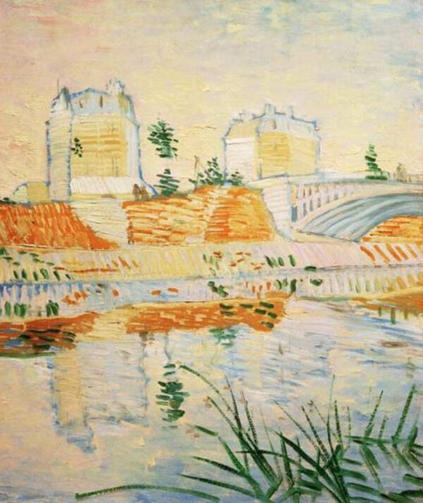 Pont de Clichy – Van Gogh se traduce al español mexicano como “Puente de Clichy – Van Gogh Vincent Van Gogh mx.artemisreproduction.com