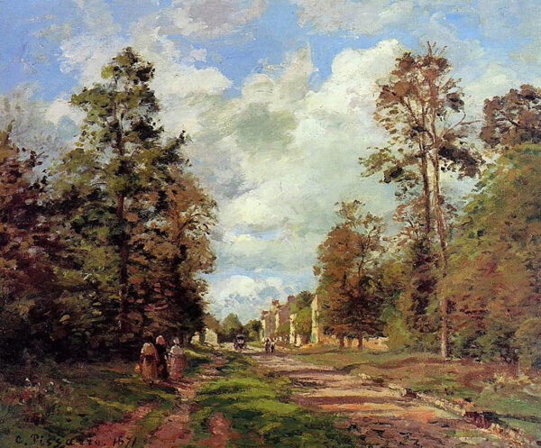 Ruta de Louveciennes a la periferia – Camille Pissarro Camille Pissarro mx.artemisreproduction.com