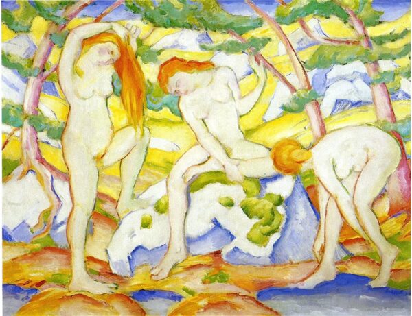 Las bañistas – Franz Marc Franz Marc mx.artemisreproduction.com