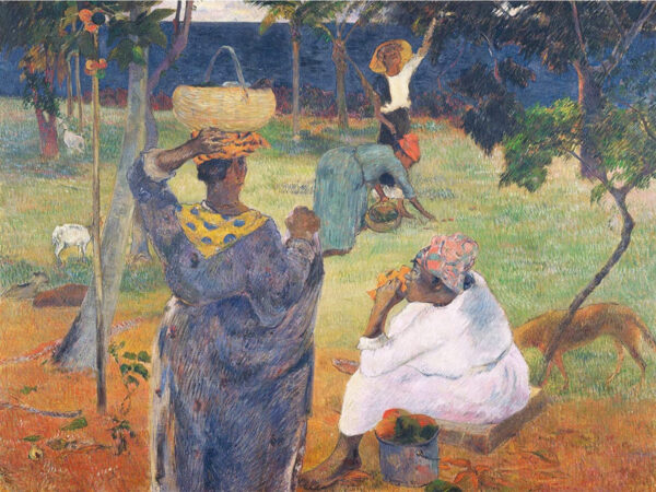 Cosecha de los frutos del mango – Paul Gauguin Paul Gauguin mx.artemisreproduction.com