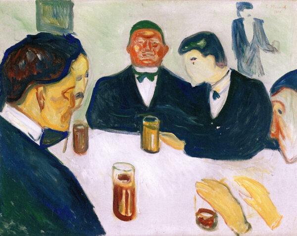 Hombres bebiendo – Edvard Munch Edvard Munch mx.artemisreproduction.com