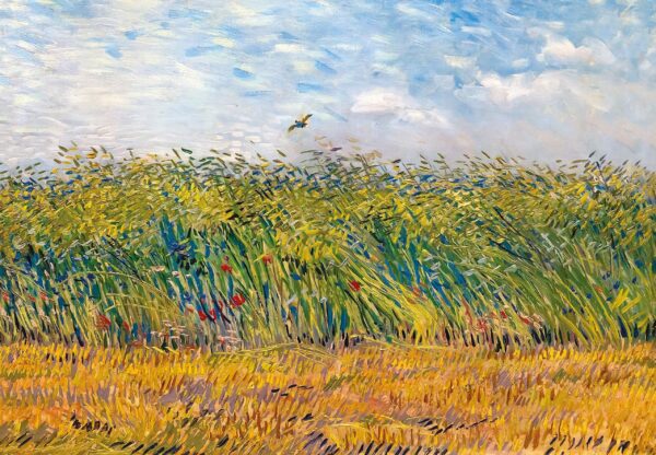 Campo de trigo con alondras – Van Gogh Vincent Van Gogh mx.artemisreproduction.com