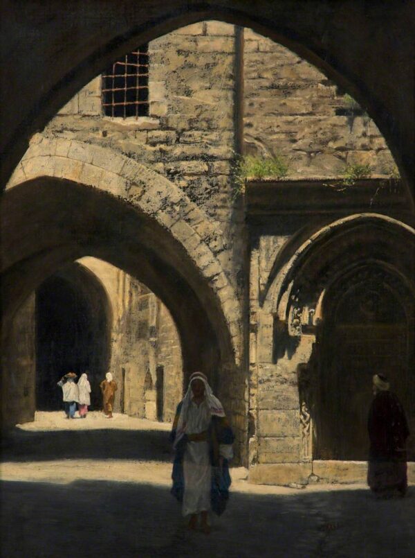 Una calle en Jerusalén de John Collier John Collier mx.artemisreproduction.com