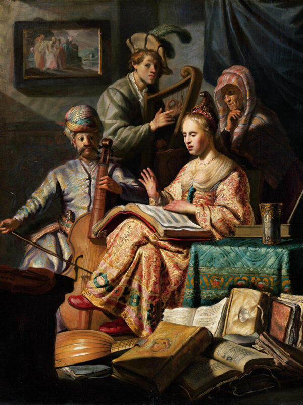 Alegoría de la música – Rembrandt van Rijn Rembrandt van Rijn mx.artemisreproduction.com