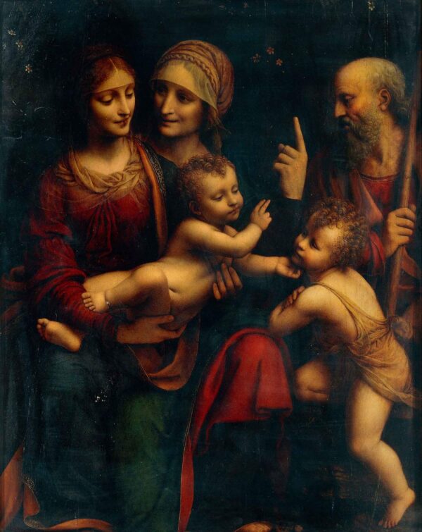 Santa Ana, la Virgen, el Niño Jesús y san Juan Bautista niño – Leonardo da Vinci Leonardo da vinci mx.artemisreproduction.com