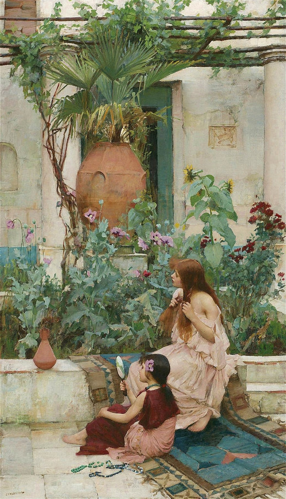 En Capri – John William Waterhouse John William Waterhouse mx.artemisreproduction.com