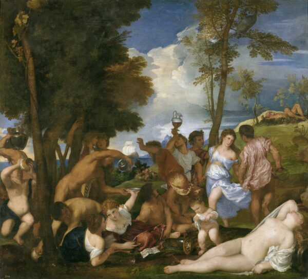 La Bacanal de los Andrienses – Tiziano Tiziano mx.artemisreproduction.com