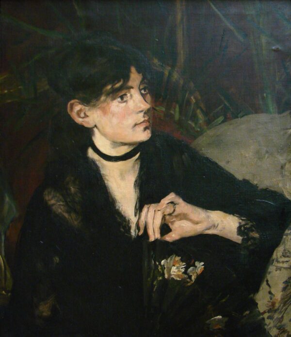 Berthe Morisot con el abanico – Edouard Manet Édouard Manet mx.artemisreproduction.com