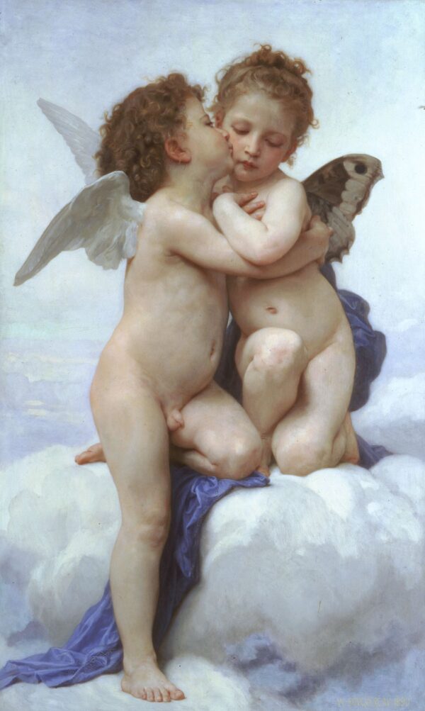 El amor y Psique, niños – William Bouguereau William Bouguereau mx.artemisreproduction.com