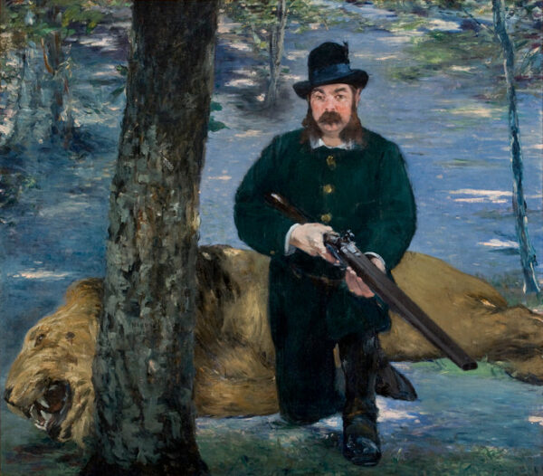 Cazador de leones – Edouard Manet Édouard Manet mx.artemisreproduction.com