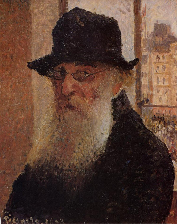 Autorretrato con sombrero – Camille Pissarro Camille Pissarro mx.artemisreproduction.com