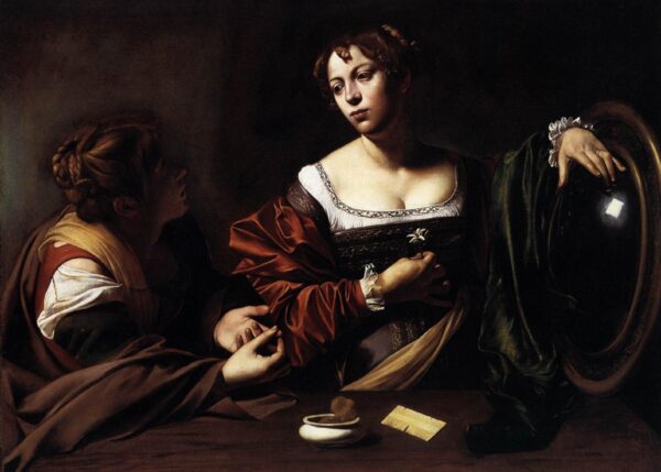 La conversión de la Madeleine – Caravaggio Caravaggio mx.artemisreproduction.com