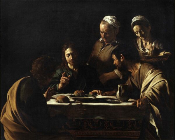 La Cena en Emaús – Caravaggio Caravaggio mx.artemisreproduction.com