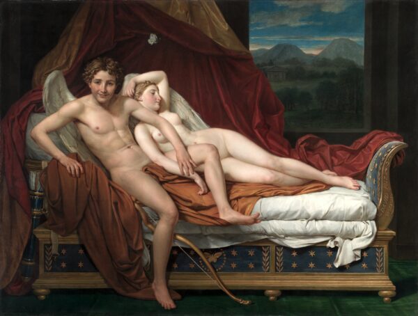 Amor y Psique – Jacques-Louis David Cuadros Populares mx.artemisreproduction.com