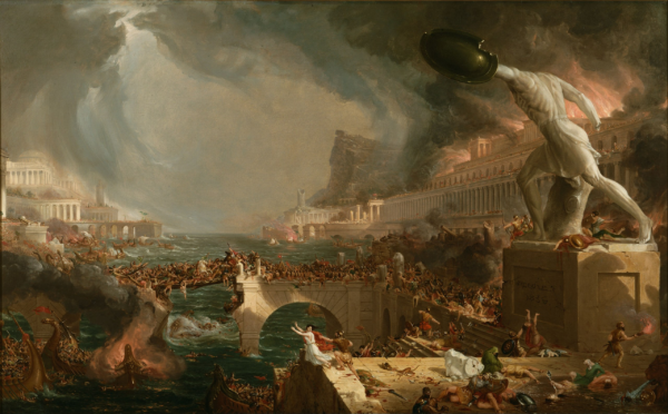 El curso del imperio: Destrucción – Thomas Cole Cuadros Populares mx.artemisreproduction.com