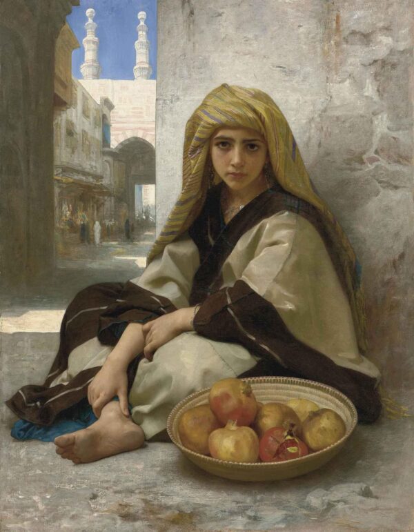 El vendedor de granadas – William Bouguereau William Bouguereau mx.artemisreproduction.com