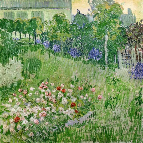 El jardín de Daubigny – Van Gogh Vincent Van Gogh mx.artemisreproduction.com