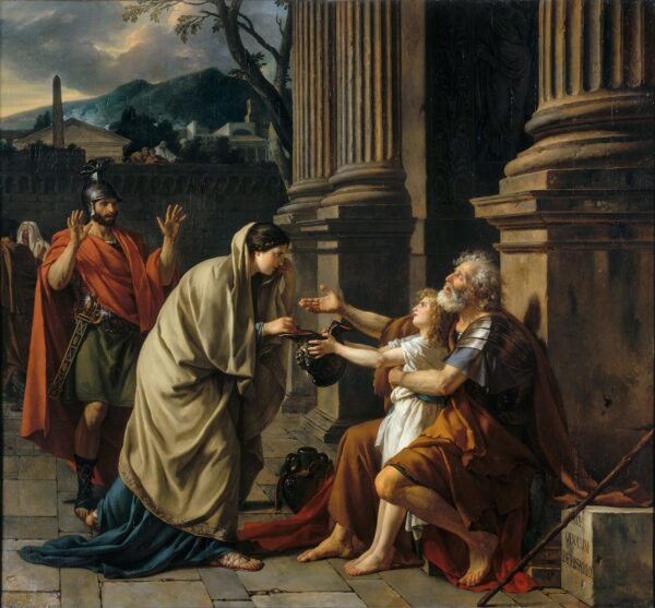 Belisario pidiendo limosna – Jacques-Louis David Jacques-Louis David mx.artemisreproduction.com