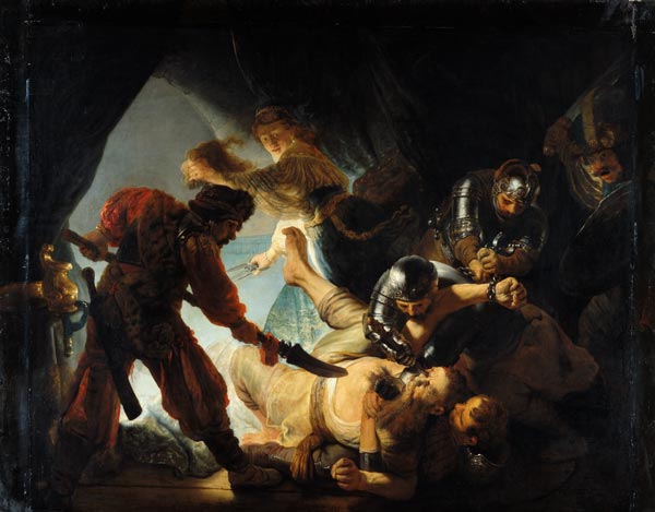 El deslumbramiento de Sansón (o: El triunfo de Dalila) – Rembrandt van Rijn Rembrandt van Rijn mx.artemisreproduction.com