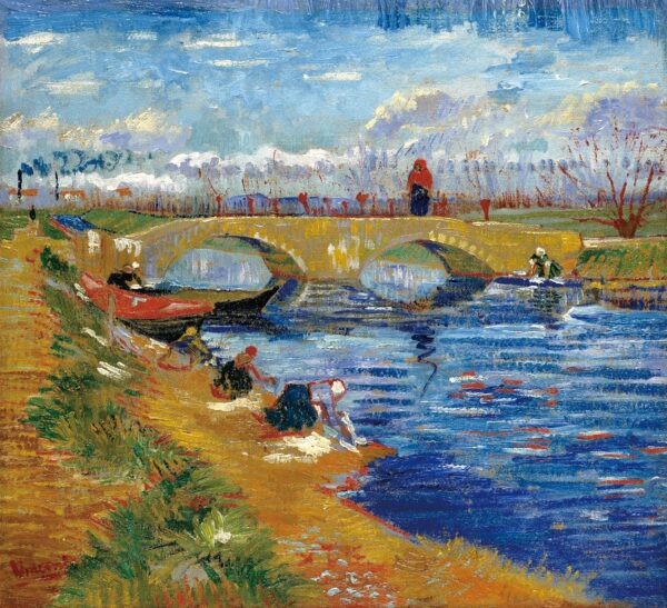 Puente de Gleize cerca de Arles – Van Gogh Vincent Van Gogh mx.artemisreproduction.com