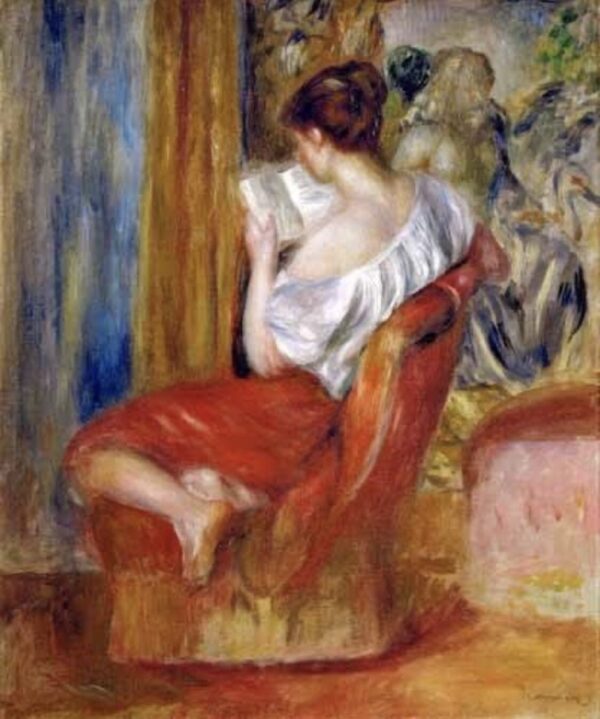 Una mujer leyendo – Pierre-Auguste Renoir Pierre-Auguste Renoir mx.artemisreproduction.com