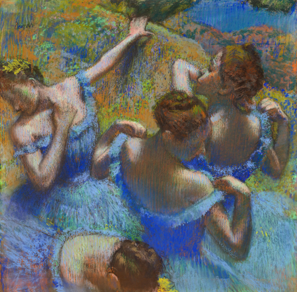 Bailarinas en azul – Edgar Degas Cuadros Populares mx.artemisreproduction.com