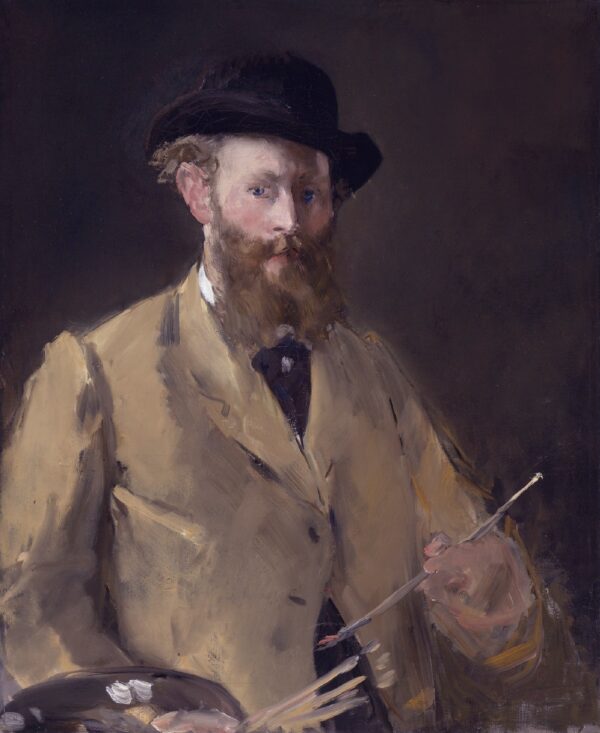 Autorretrato con paleta – Edouard Manet Édouard Manet mx.artemisreproduction.com