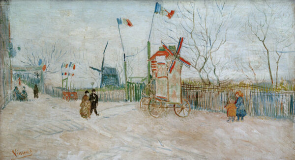 Fiesta en Montmartre – Van Gogh Vincent Van Gogh mx.artemisreproduction.com