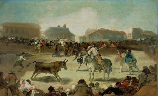 Una corrida de pueblo – Francisco de Goya Francisco de Goya mx.artemisreproduction.com