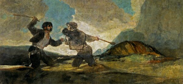 Duelo a garrotazos – Francisco de Goya Francisco de Goya mx.artemisreproduction.com