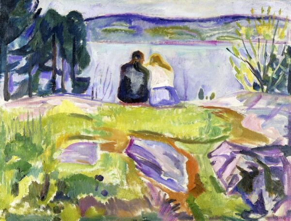 Primavera (Amoroso en la orilla) – Edvard Munch Edvard Munch mx.artemisreproduction.com