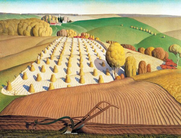 Labranza de otoño – Grant Wood Grant Wood mx.artemisreproduction.com