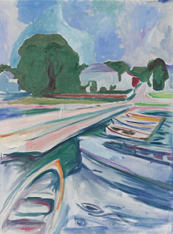 El puente de Aasgaardstrand – Edvard Munch Edvard Munch mx.artemisreproduction.com