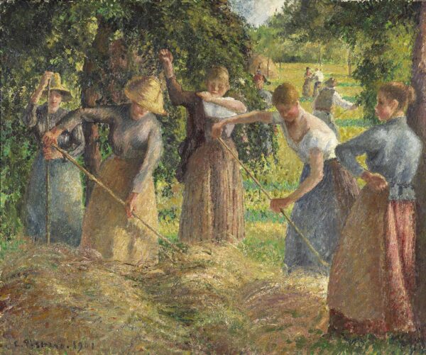 Cosecha en Éragny – Camille Pissarro Camille Pissarro mx.artemisreproduction.com