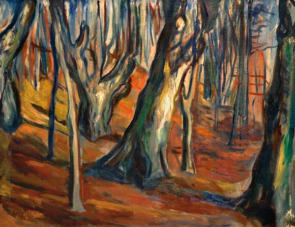 Otoño (Árboles viejos, Ekely) – Edvard Munch Edvard Munch mx.artemisreproduction.com