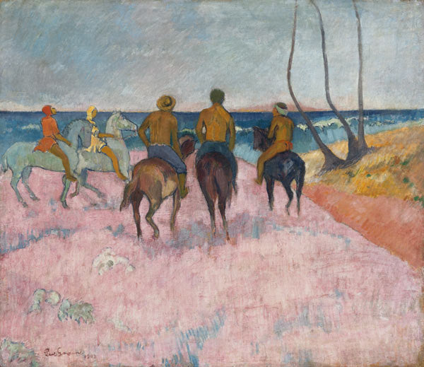 Caballero en la playa (Hiva Oa) – Paul Gauguin Paul Gauguin mx.artemisreproduction.com