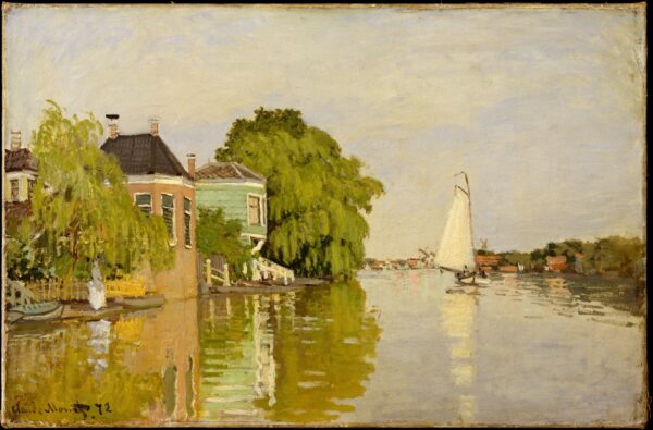 Casas en el Achterzaan – Claude Monet Claude Monet mx.artemisreproduction.com